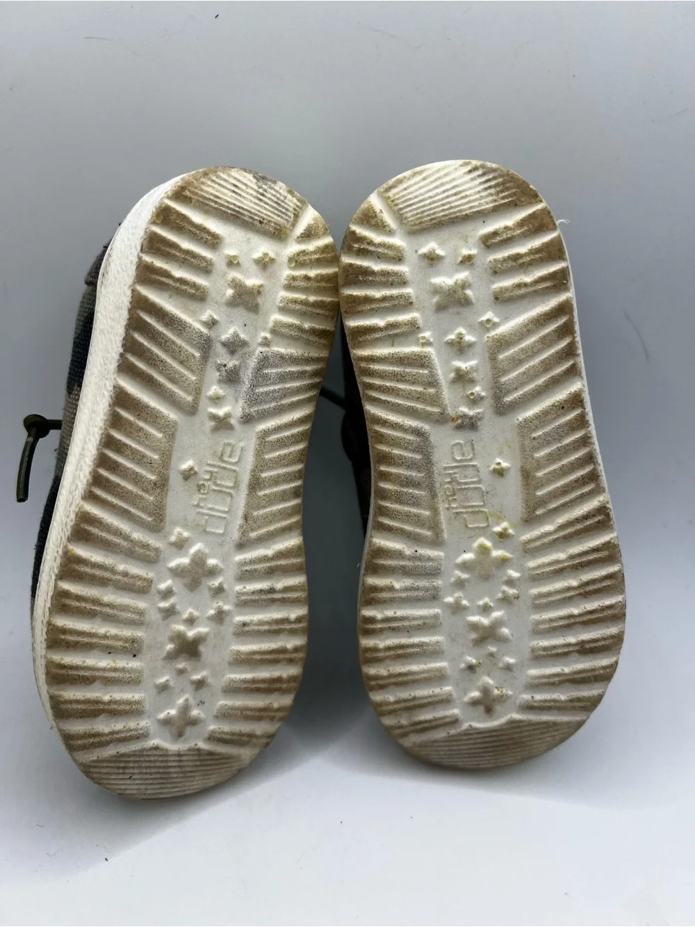 Hey Dude Kids Camouflage Slip-On Shoes with Elastic Laces